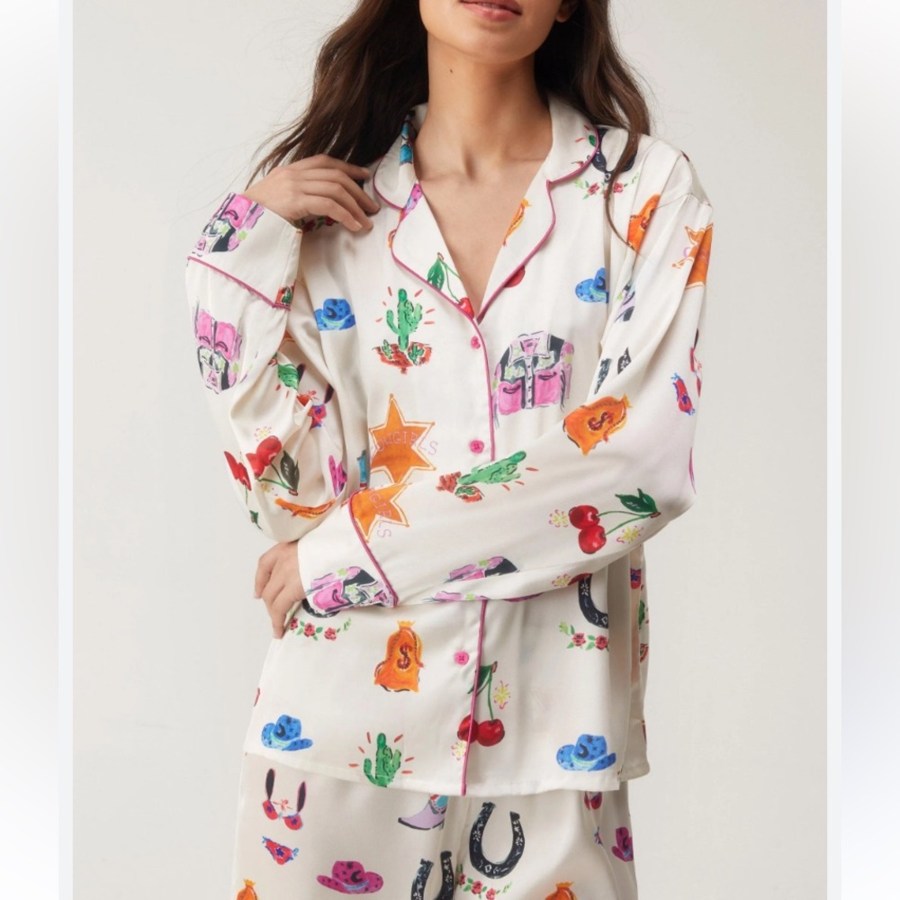 EUC Nasty Gal Wild West Pajamas